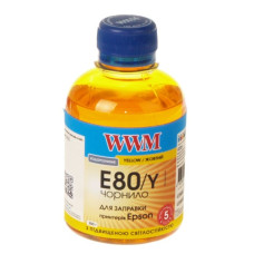 Чернила WWM E80 для Epson, 200г Yellow светостойкие